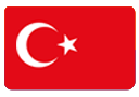 turkey flag rounded